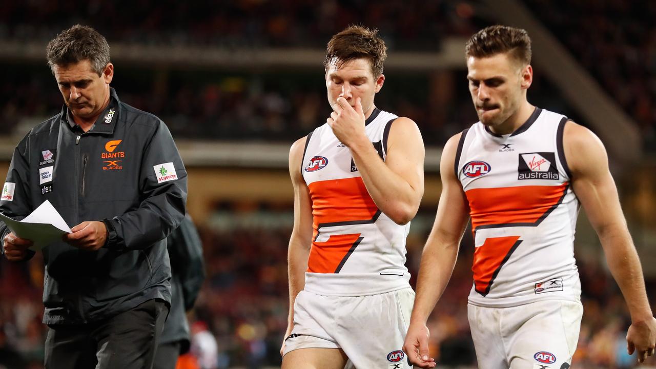 Coniglio out but GWS's bruised stars to play