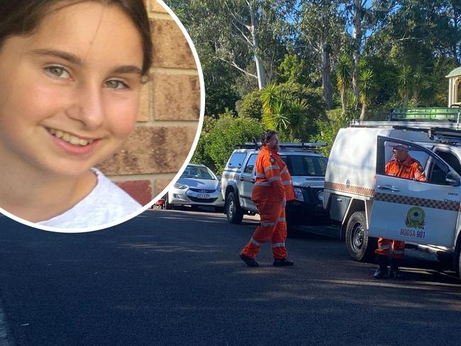 A 13-year-old girl missing from Tinbeerwah was found safely on Sunday morning.