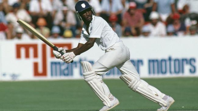 Lawrence Rowe, captain of the rebel West Indies XI plays a one-day international against South Africa in Durban, during the team's tour of South Africa, February 1983. (Photo by Adrian Murrell/Getty Images)