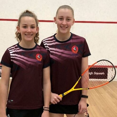 Ariel and Madison Lyon are successful squash players