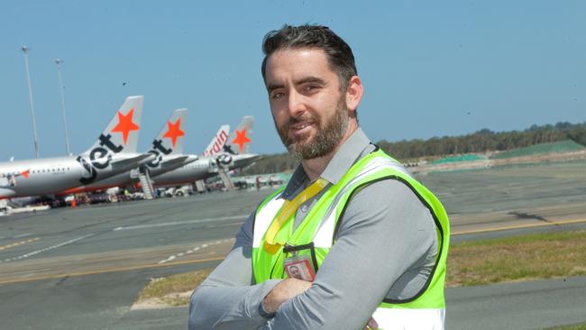 Gold Coast Airport manager of operations and standards Matt Bender.