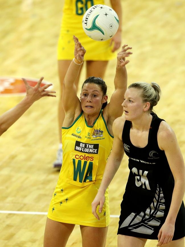 Browne in action for Australia in 2013. Picture: Sarah Reed