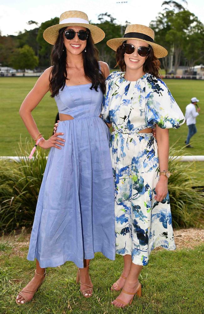 Rebecca Tuttle and Ashleigh St Baker at the Polo &amp; Provedores, Noosa. Picture Patrick Woods.