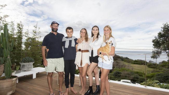 The Hinds after successfully selling their family home in Coogee for a new suburb record. Picture: Monique Harmer