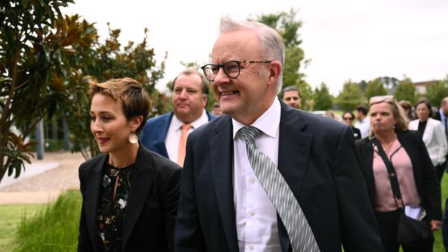 Prime Minister Anthony Albanese is offering lots of pre-election sweeteners. Picture: AAP Image/Joel Carrett