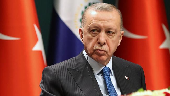 Recep Tayyip Erdogan said in November that Turkey was ready to mediate between Ukraine and Russia. Picture” AFP