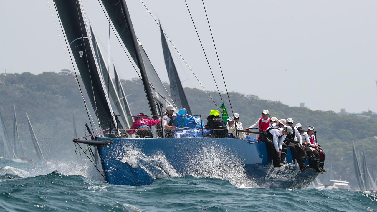 26-12-19 - The start of the 75th Sydney to Hobart yacht race. Celestial. Picture By Ryan Osland