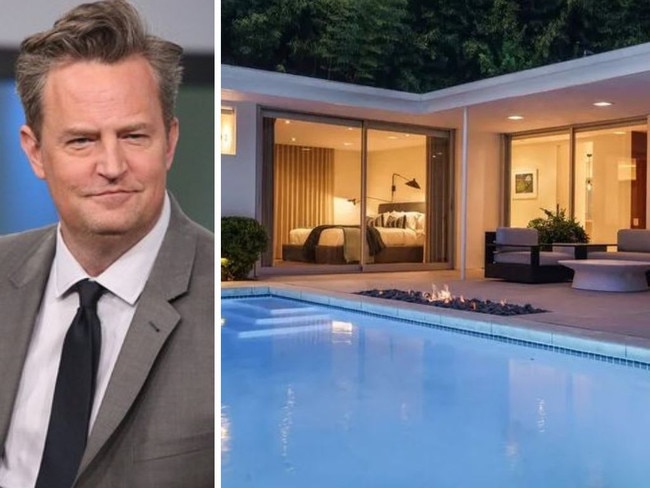 Matthew Perry’s final $8m home finds new buyer. Picture: Getty Images; Realtor