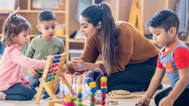 Generic Childcare photo, Kids playing, Kindergarten, Picture: Getty Images,