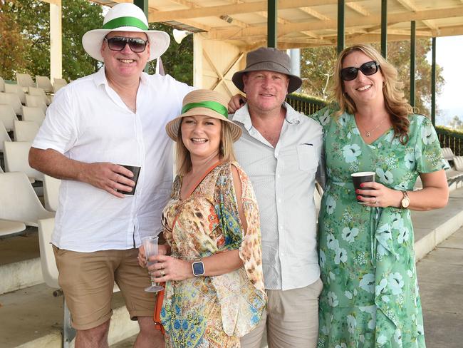 Yarra Valley Cup 2024. Greg Morton, Kellie Morton, Paul Cooper and Sylvia Privitera. Picture: David Smith