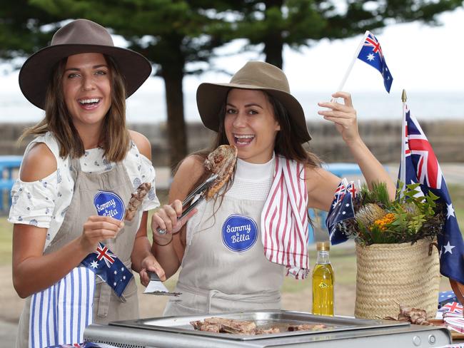 Former MKR contestants Sammy and Bella Jakubiak are the Australia Day ambassadors for Randwick. Picture: Craig Wilson