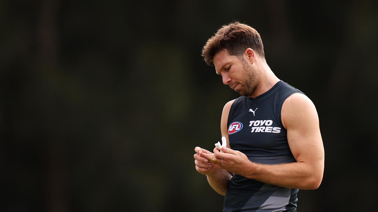 The skipper has played through concussions. (Photo by Mark Kolbe/Getty Images)