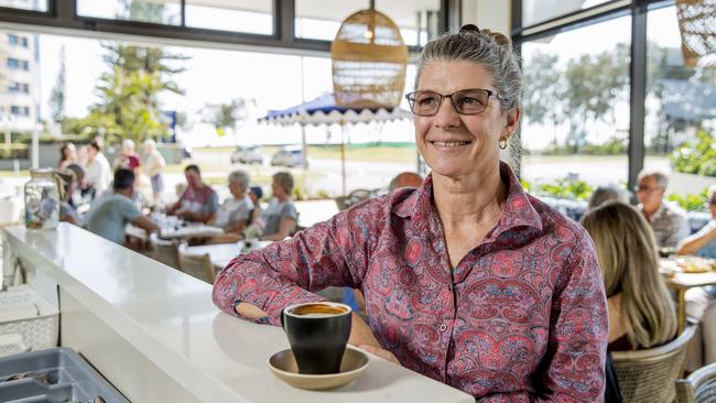 Rhapsody Beachside cafe owner Jennifer Orr. Picture: Jerad Williams