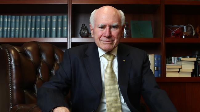 Former prime minister John Howard. Picture: Hollie Adams