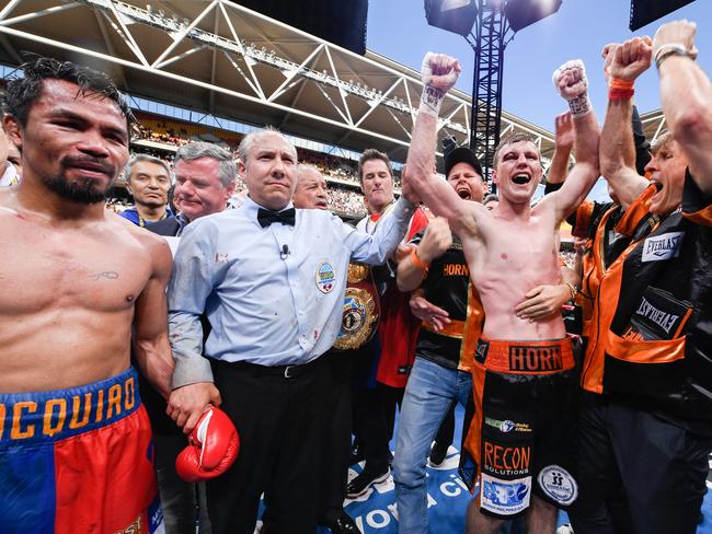 The moment Jeff Horn triumphed over Pacquiao and his dirty tactics.