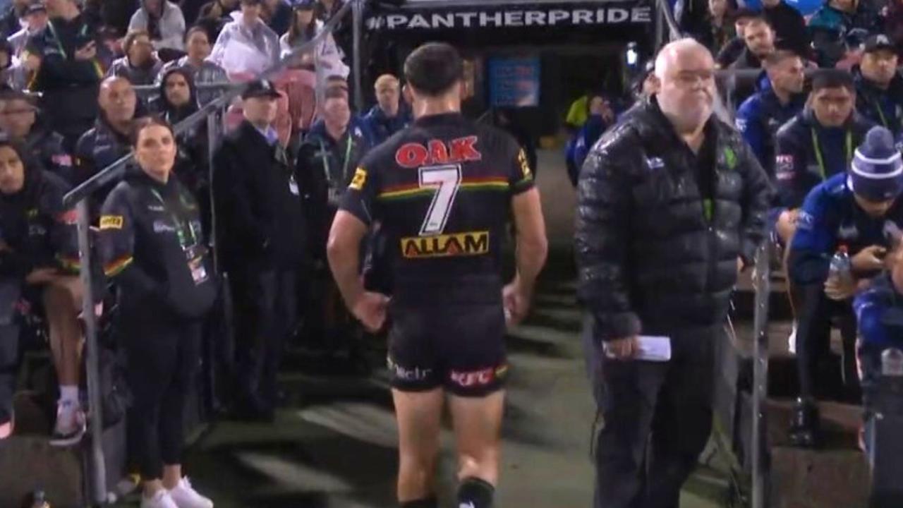 Nathan Cleary is devastated. Photo: Fox Sports