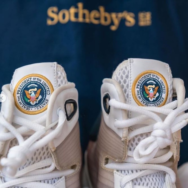 Sotheby's teased its latest sneaker drop on social media. Picture: @sothebys