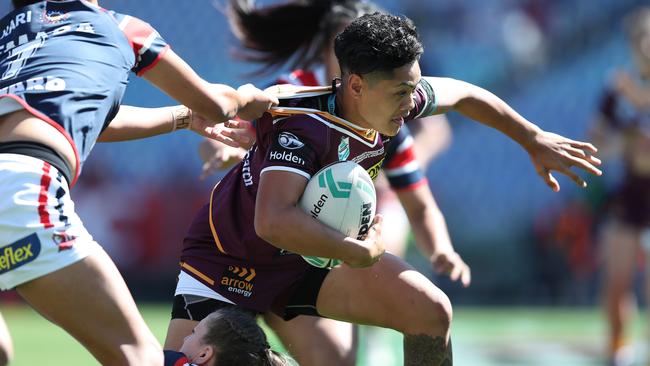 Kimiora Nati was a star for Brisbane as the Women’s Premiership shone. (Brett Costello)