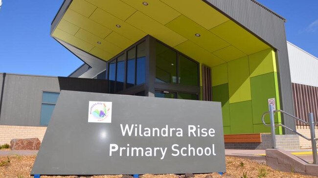 Wilandra Rise Primary School was in lockdown because of a gas leak. Source: Facebook