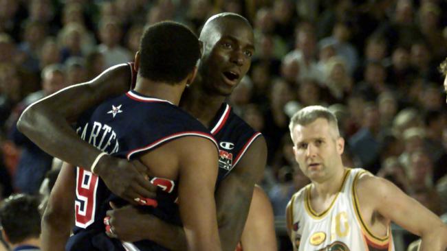 Team USA stars Vince Carter and Kevin Garnett headlined America’s Olympic gold medal winning team in 2000. 