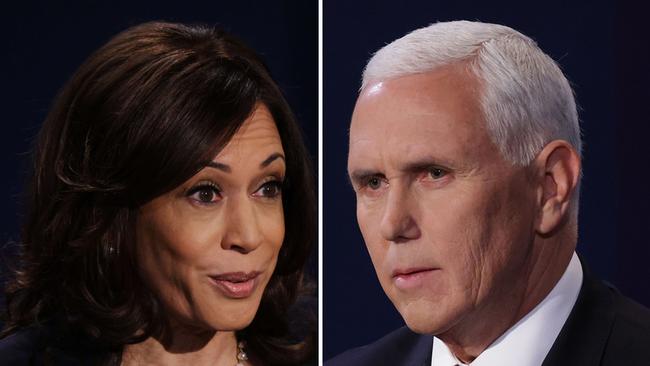 Mike Pence and Kamala Harris face off during the VP debate.