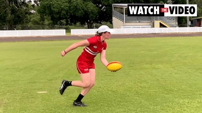 Teenage sensation Holly Wall putting in the extra yards to be on top of her game