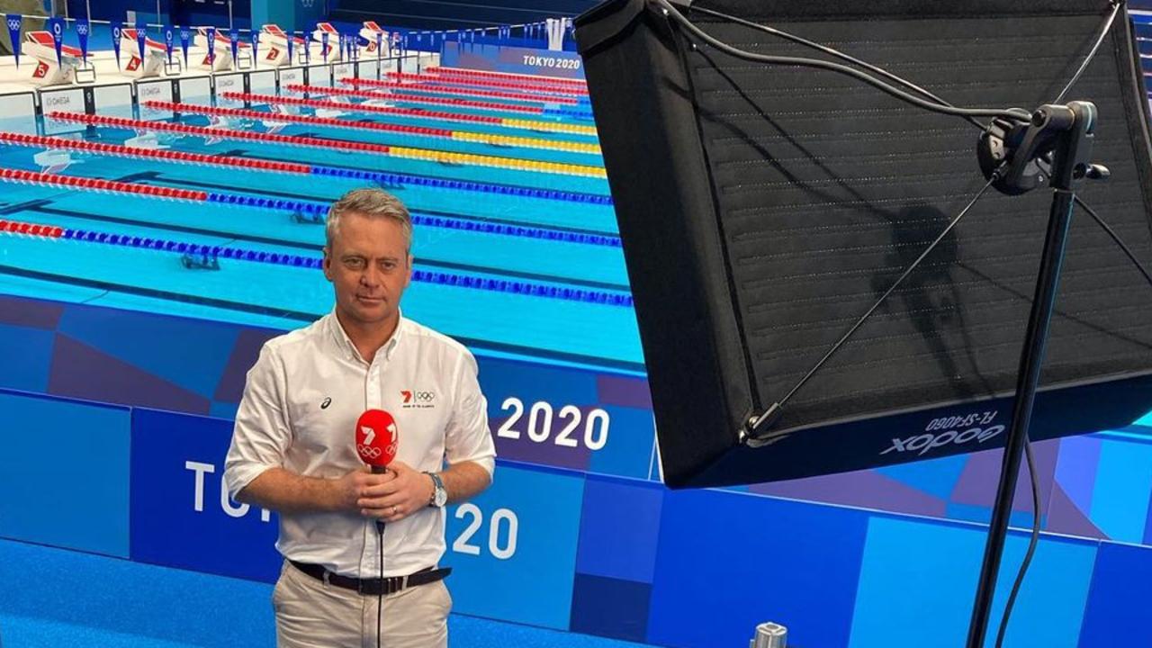 Mr Templeton was well known as the poolside reporter at Olympic Games. Picture: Instagram