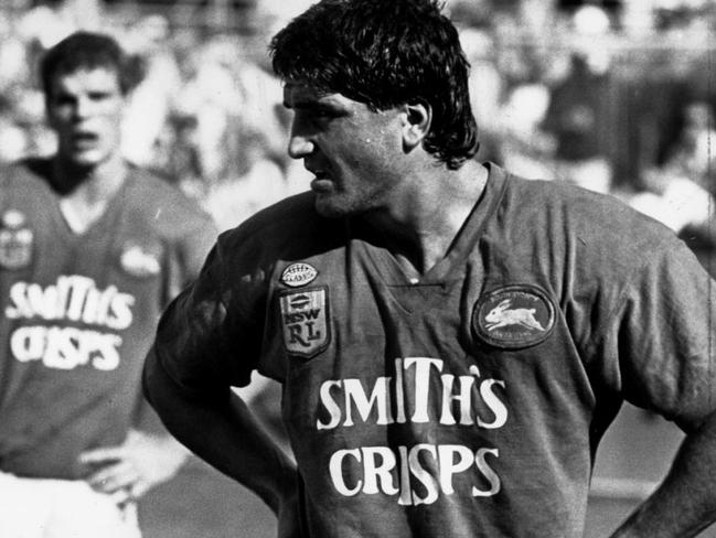 Mario Fenech is sent off. Picture: Barry McKinnon