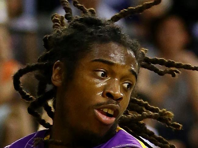 WOLLONGONG, AUSTRALIA - NOVEMBER 25: Marcus Thornton of the Kings in action during the round eight NBL match between the Illawarra Hawks and the Sydney Kings at Wollongong Entertainment Centre on November 25, 2015 in Wollongong, Australia. (Photo by Mark Nolan/Getty Images)