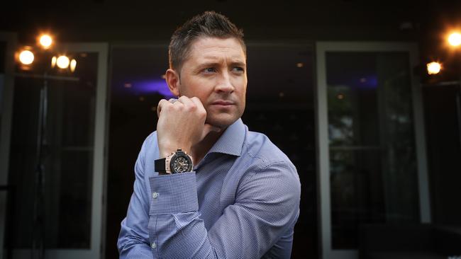 Michael Clarke today announced as new ambassador for Hublot watchmakers. pic. Phil Hillyard