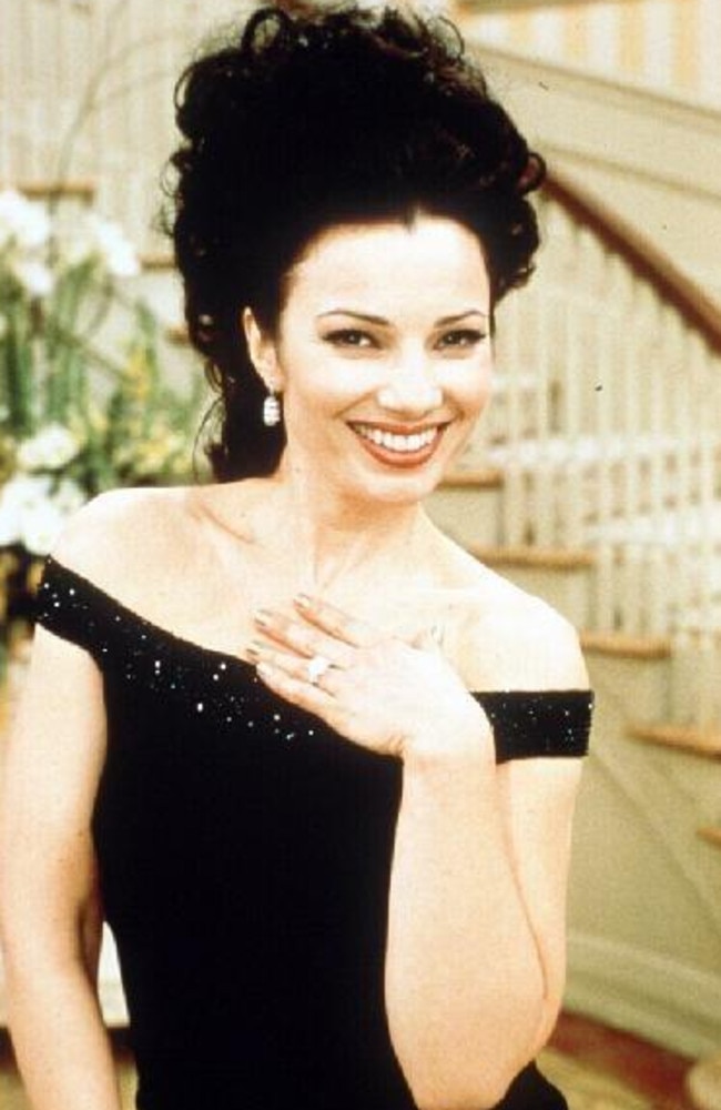 Actor Fran Drescher from TV show 'The Nanny'.