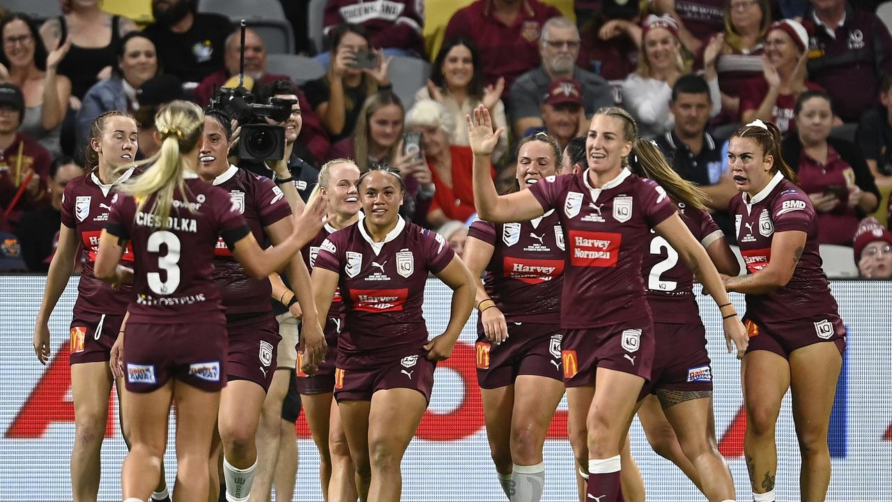 They may not have won on the night, but Queensland Maroons have won the 2023 Women’s State of Origin series on aggregates. Picture: Getty Images.