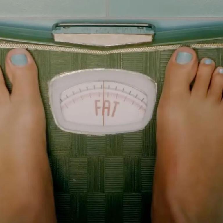 The scale in the video just says ‘FAT’.