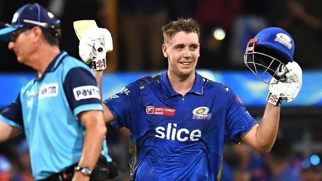 Cameron Green has been traded from the Mumbai Indians. (Photo by INDRANIL MUKHERJEE / AFP)