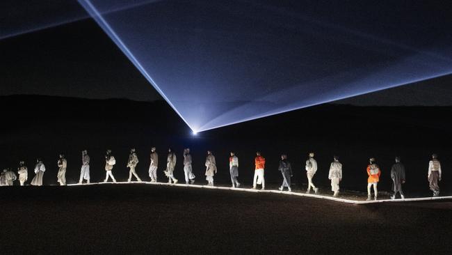 The runway for Dior Men Fall 2023 Show