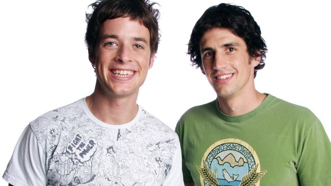 Hamish Blake and Andy Lee in March, 2006.