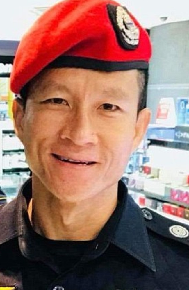 Former Thai Navy SEAL Saman Kunan, 37, (pictured) has died while trying to help rescue the young soccer team trapped in a cave in Thailand