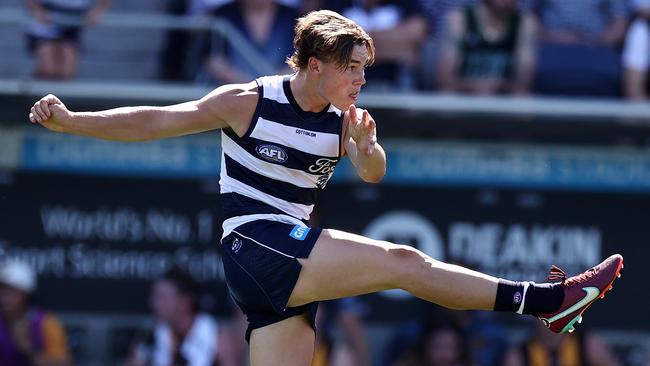 Tanner Bruhn has impressed in his first months at Geelong. Picture: Michael Klein