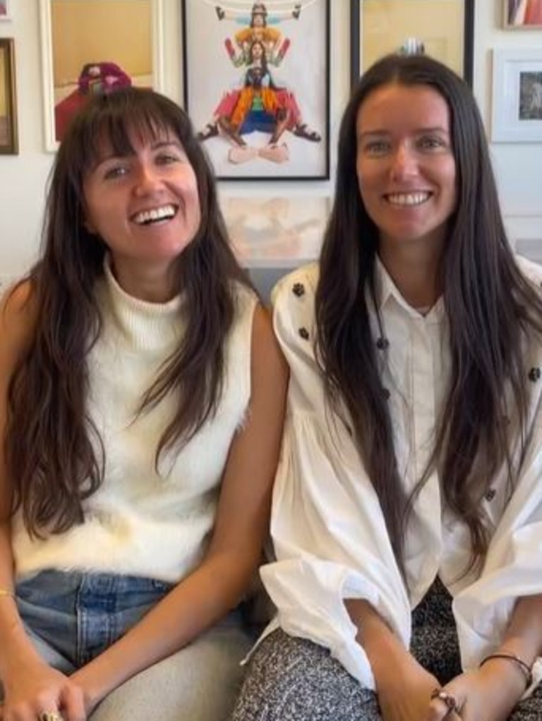 The sisters founded Twoobs. Picture: Instagram/Twoobs