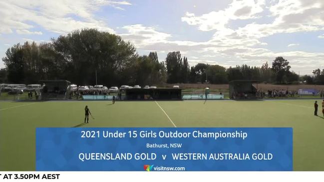 REPLAY: National Girls' Under 15's Hockey Championships - QLD Gold vs WA Gold