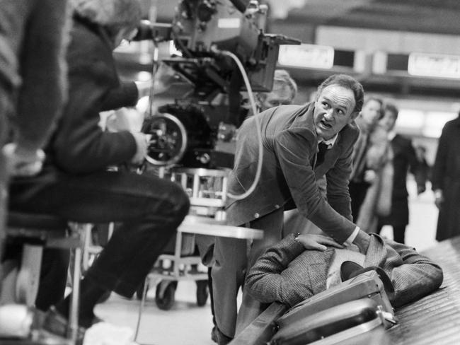 Gene Hackman during the filming of the thriller Target in 1985. Picture: AFP