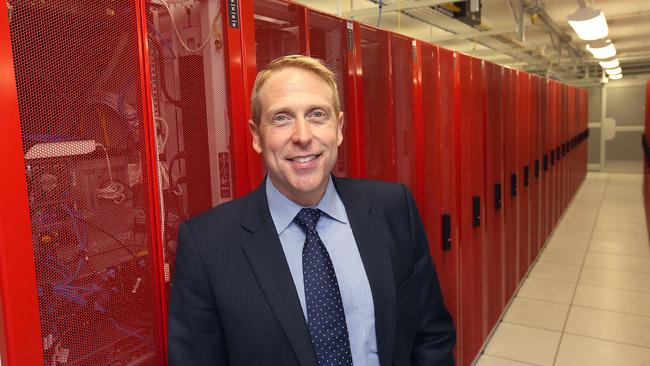 Next DC CEO Craig Scroggie at the company’s B1 data storage facility in Brisbane.