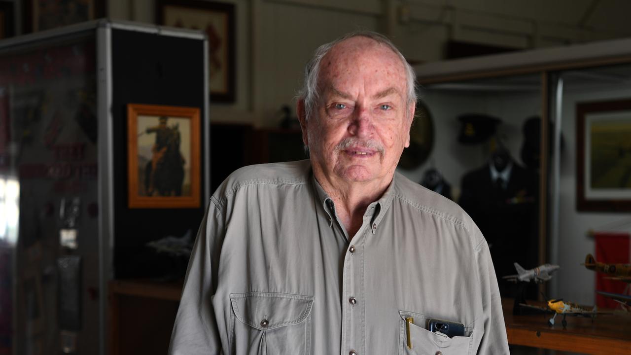President of the Central Queensland Military Museum Barrie Harvey.