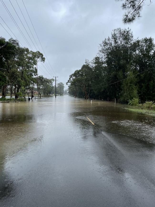 Flooding on Torkington Rd, Londonderry. Picture: Simran Gill