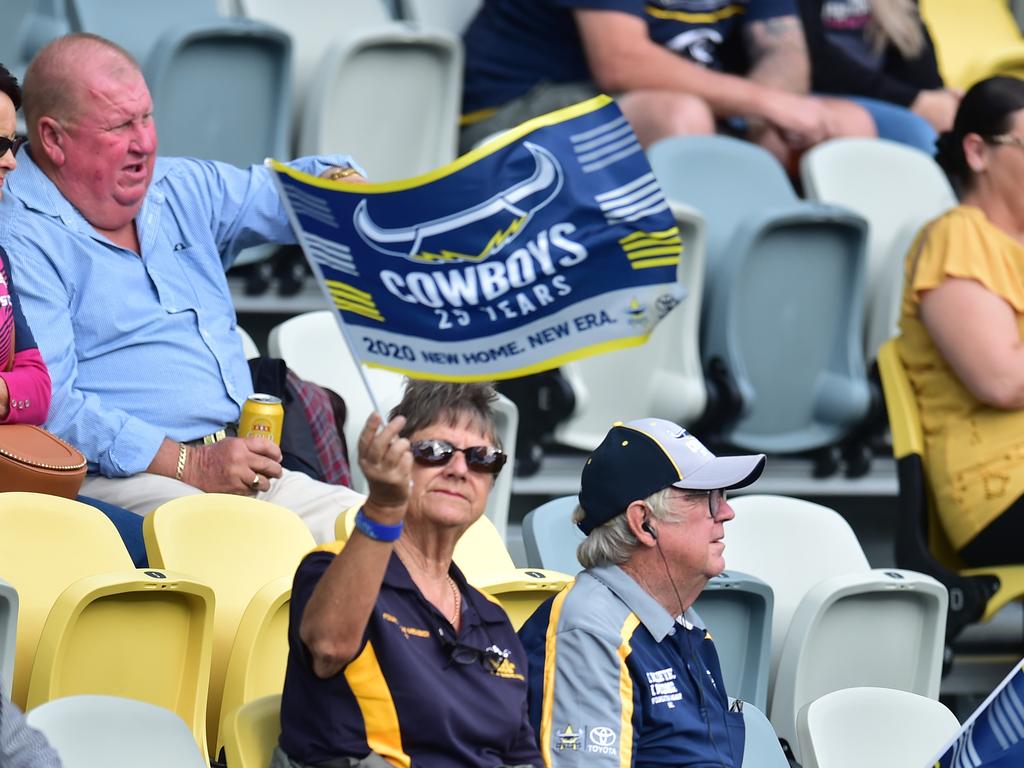 North Queensland Cowboys against Newcastle Knights at Queensland Country Bank Stadium. Part of the crowd. Picture: Evan Morgan