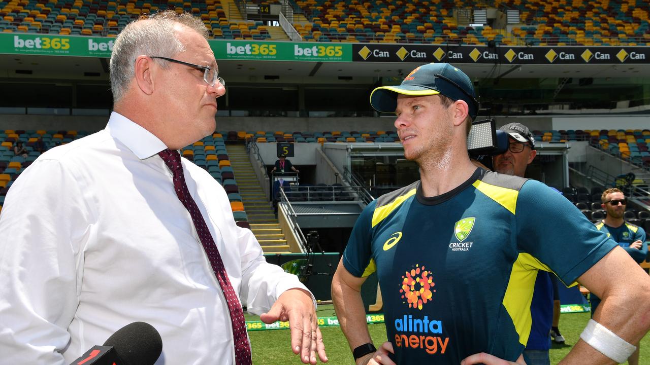 Scott Morrison is a sports fan but doesn’t want cricket to interfere in politics.