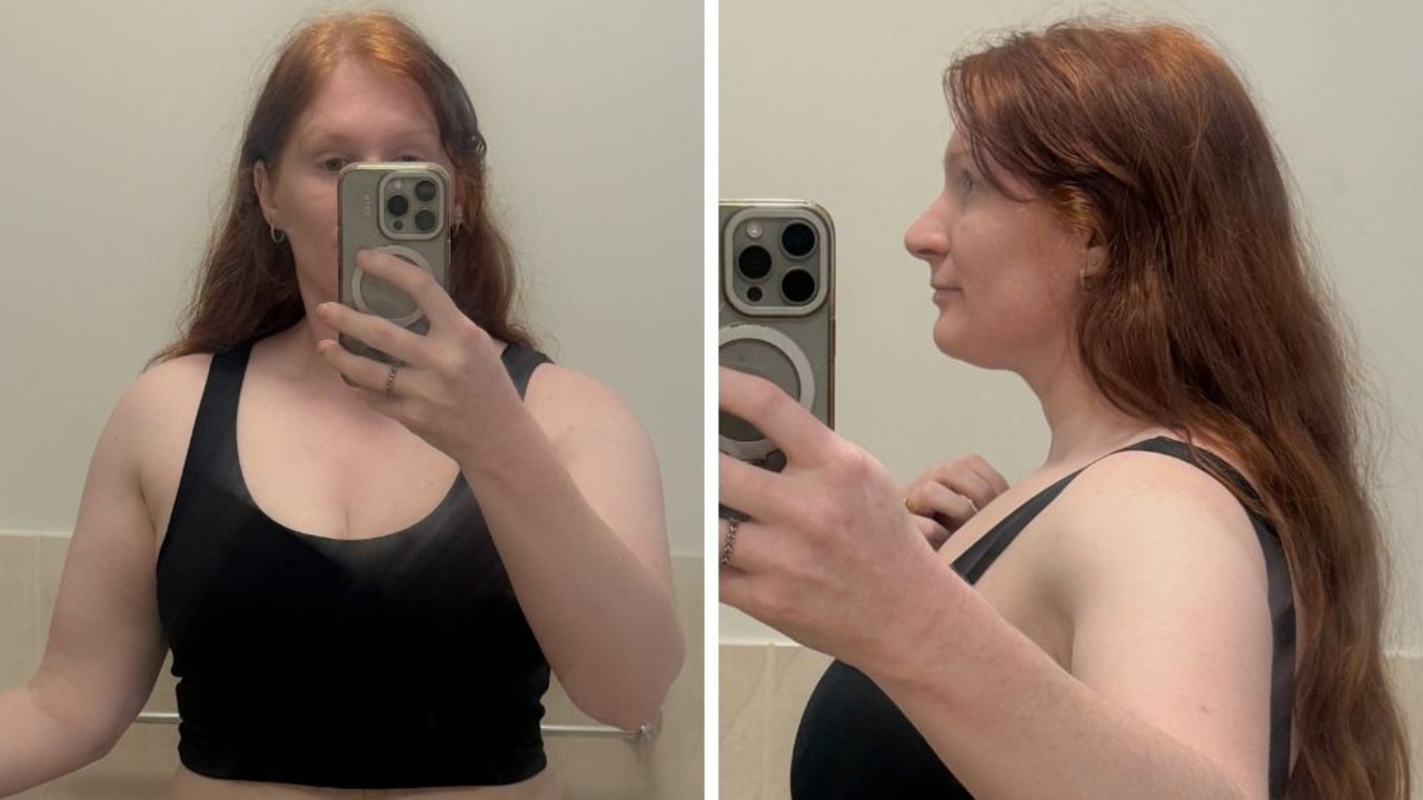 Bathroom selfie exposes wild transformation