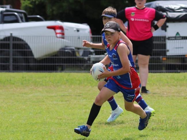 Lennox Hurford of Parkes Pumas Touch Football. Photo: PeterSih Photography