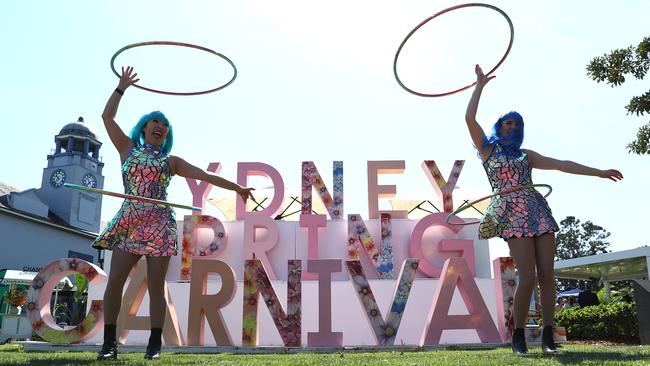 Performers on TAB Everest Day at Royal Randwick Racecourse. Picture: Jeremy Ng