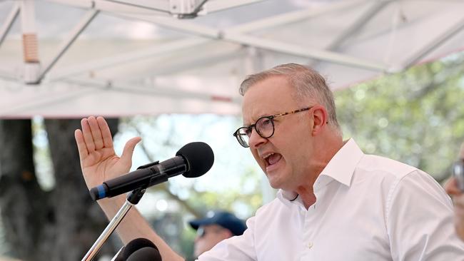 Prime Minister Anthony Albanese’s proposal for a voice to parliament will elongate federal government decision-making. Picture: Jeremy Piper/NCA NewsWire